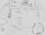  anus arthropod backsack balls big_anus big_balls big_butt butt digital_media_(artwork) feral genitals guide_lines hi_res huge_butt male monochrome myriapod nintendo nude overweight overweight_male pok&eacute;mon pok&eacute;mon_(species) presenting puffy_anus scolipede simple_background sketch sketch_page solo thick_thighs video_games weepeeman1 