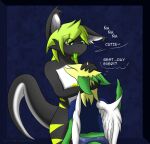  age_difference anthro between_breasts black_body black_skin blonde_hair breast_smother breasts clothed clothing dragon dreik_(drakeraynier) duo embrace english_text face_between_breasts feathered_wings feathers female fish fur furred_dragon gesture giru_(artist) green_body green_eyes green_fur green_hair green_nipples green_skin green_tongue hair hand_behind_head hand_on_head horn hug male male/female marine nipples nude older_dom_younger_sub shark smothering speech_bubble text thought_bubble thumbs_up tongue white_body white_skin wings young younger_male yuri_(giru) 