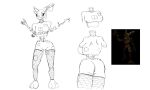  animatronic anthro big_breasts breast_squish breasts burntrap_(fnaf) butt cleavage_cutout clothed clothing desesperadoleon female five_nights_at_freddy&#039;s five_nights_at_freddy&#039;s:_security_breach genitals hi_res lagomorph legwear leporid machine mammal metal pussy rabbit robot scottgames solo springtrap_(fnaf) squish stitch_(disambiguation) thick_thighs thigh_highs under_boob video_games william_afton_(fnaf) 