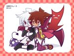  2boys crossover disgaea highres male_focus mao_(disgaea) multiple_boys puyopuyo strange_klug 