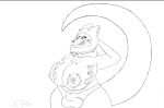  anthro big_breasts bone breasts canid canine canis female hi_res intersex intersex/female latex male malo mammal skull skull_head solo wolf 