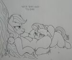  2021 absurd_res applejack_(mlp) between_thighs bodily_fluids cunnilingus dominant dominant_female duo earth_pony equid equine female female/female feral friendship_is_magic grass headlock hi_res horn horse mammal monochrome my_little_pony oral perrox plant pony rarity_(mlp) sex submissive submissive_female sweat tree unicorn vaginal 