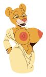  2021 anthro areola between_the_lions big_areola big_breasts breasts cleo_(between_the_lions) curvy_figure digital_media_(artwork) eyelashes felid female fingers fur hand_on_hip huge_areola huge_breasts komdog lion lips mammal mature_anthro mature_female multicolored_body multicolored_fur navel nipples open_dress pantherine simple_background simple_eyes smile solo standing tan_body tan_fur thick_thighs two_tone_body two_tone_fur voluptuous white_background wide_hips yellow_body yellow_fur yellow_sclera 