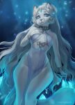  anthro breasts clothed clothing felid female fur hair hi_res juliathedragoncat long_hair mammal solo white_body white_fur wide_hips 