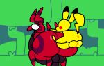  anal anal_penetration animated balls big_balls big_butt big_penis bounce butt duo feral genitals jiggling male male/male nintendo penetration penis pikachu pok&eacute;mon pok&eacute;mon_(species) scolipede short_playtime superiorfox video_games 