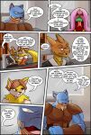  anthro bear213 breasts brigit canid canine clothing comic courtroom dialogue dragon english_text eyewear female glasses greninja group hi_res hood king_(naughty_charizard) male mammal mega_charizard mega_charizard_x mega_charizard_y mega_evolution naughty_charizard nintendo no_pupils pok&eacute;mon pok&eacute;mon_(species) red_eyes redd_(naughty_charizard) text video_games 