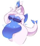  absurd_res after_vore anthro belly big_belly big_breasts big_butt big_hands blush breasts butt curvy_figure digestion donincogneetoe eyewear female glasses hi_res huge_breasts hyper hyper_belly legendary_pok&eacute;mon lugia multicolored_body nintendo pok&eacute;mon pok&eacute;mon_(species) potbelly solo standing thick_tail thick_thighs video_games voluptuous vore weight_gain white_body 