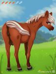  epona_(tloz) equid equine female hi_res horse mammal negasun nintendo solo the_legend_of_zelda video_games 