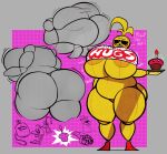  absurd_res areola avian big_breasts big_butt bird breasts butt chicken female five_nights_at_freddy&#039;s five_nights_at_freddy&#039;s_2 galliform gallus_(genus) hi_res phasianid scottgames smokey_blokey toy_chica_(fnaf) video_games yellow_body yellow_skin 