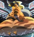  anthro big_breasts big_butt breasts butt butt_crush butt_smother charizard claws cocoa_(cheesecaker) digital_media_(artwork) dragon duo electricity female fur hair hi_res huge_breasts huge_butt inu-jean larger_female macro mammal micro night nintendo nude obese obese_anthro obese_female overweight overweight_anthro overweight_female pok&eacute;mon pok&eacute;mon_(species) pok&eacute;mon_battle raichu rodent scalie sitting size_difference smothering stadium unnamed_character video_games 