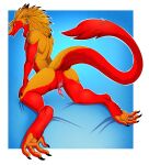  2022 anthro anus butt claws clitoral_hood feet female fur genitals hair hi_res looking_at_viewer looking_back mammal nude pawpads paws prehensile_clitoral_hood presenting presenting_hindquarters presenting_pussy pussy raised_tail re-re rear_view sergal solo spread_legs spreading 