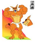  2022 abs abstract_background absurd_res activision anthro barazoku biceps big_bulge big_muscles briefs bulge claws clothing crash_bandicoot_(series) cutaway dasyuromorph eyebrows flexing front_view genital_outline hi_res huge_muscles looking_at_viewer male mammal marsupial memphis_tigre muscular muscular_anthro muscular_male navel nipple_piercing nipples obliques open_mouth open_smile pecs penis_outline piercing plantigrade simple_background smile solo standing teeth thylacine tighty_whities tiny_tiger tongue underwear video_games watermark white_clothing white_underwear 