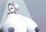 anthro big_breasts breast_growth breasts canid canid_demon canine canis demon female fuwadenki growth hellhound helluva_boss huge_breasts hyper hyper_breasts loona_(helluva_boss) mammal solofocus wolf 