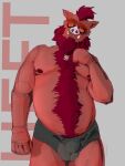  2022 anthro balls_outline belly bulge clothing eyewear genital_outline hi_res humanoid_hands lemonseato male mammal moobs nipples oswin_(password) overweight overweight_male password_(visual_novel) solo suid suina sunglasses sus_(pig) underwear video_games visual_novel wild_boar 