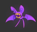  ambiguous_gender chiropteran eyeless fangs feral foretbwat grey_background mammal membrane_(anatomy) membranous_wings nintendo notched_ear nude open_mouth pok&eacute;mon pok&eacute;mon_(species) purple_body purple_skin sharp_teeth simple_background solo teeth text video_games wings zubat 