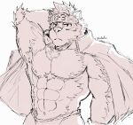  bastardfur canid canine canis feral hi_res horkeukamui humanoid lifewonders male male/male mammal solo tokyo_afterschool_summoners video_games wolf 