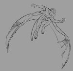  anthro athletic dragon drake_(drake_drachenlicht) drake_drachenlicht flying hair male muscular solo wings 