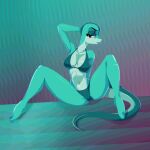  anthro bikini breasts clothing cross_country_detours female hi_res lizard reptile rita_skopt scalie scrapshoot solo swimwear tex_avery 