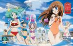  bikini fixme jpeg_artifacts kuroki_manatsu munakata_michiru screening swimsuits tachibana_ichika takamura_keiko takigawa_satsuki uta_kata 