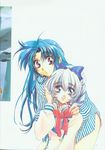  chidori_kaname full_metal_panic seifuku shikidouji teletha_testarossa 