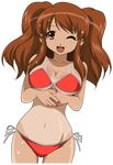  asahina_mikuru bikini breast_hold extraction signed suzumiya_haruhi_no_yuuutsu swimsuits tan_lines vector 