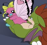  anal anal_penetration butt butterfree buttershe duo female feral genitals hybrid male male/female nintendo penetration penis pok&eacute;mon pok&eacute;mon_(species) sandnite sandslash slimefur video_games 