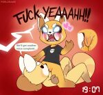  &lt;3 absurd_res aggressive_retsuko ailurid anthro blush bodily_fluids bottomless clothed clothing cunnilingus dialogue duo facesitting female genital_fluids genitals hand_on_leg hi_res male male/female mammal musk nude oral penis porldraws pussy pussy_juice red_panda resasuke retsuko sanrio sex shirt shirt_only simple_background speech_bubble sweat text tongue topwear topwear_only vaginal 