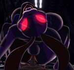  2022 absurd_res breasts clothing costume da_goddamn_batguy dominant dominant_female duo female five_nights_at_freddy&#039;s five_nights_at_freddy&#039;s:_security_breach genitals glowing glowing_eyes hi_res lagomorph leporid looking_at_viewer male mammal nude offscreen_character penis rabbit scottgames sex steel_wool_studios vanny_(fnaf) video_games 