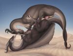  2022 anal anal_penetration animal_genitalia anus artist_name balls bodily_fluids brown_arms brown_body brown_ears brown_face brown_feet brown_legs brown_nose brown_tail brown_toes chest_lick claws covered_in_sand cum cum_in_ass cum_inside curled_horn day desert digital_media_(artwork) draakae dragon dripping duo ear_piercing entwined_tails erection eyes_closed feral feral_on_feral feral_penetrated feral_penetrating feral_penetrating_feral from_behind_position genital_fluids genitals grey_claws grey_horn head_grab hi_res horn imminent_knotting intraspecies knot knotted_tapering_penis leaking_cum licking licking_another licking_head licking_partner male male/male male_penetrated male_penetrating male_penetrating_male membrane_(anatomy) membranous_wings monotone_anus monotone_arms monotone_balls monotone_claws monotone_feet monotone_genitals monotone_horn monotone_knot monotone_legs monotone_nose monotone_penis monotone_sheath monotone_toes monotone_tongue monotone_wings multicolored_body multicolored_ears outside penetration penile penile_penetration penis penis_in_ass perching_position piercing pink_ears pink_knot pink_penis pink_tongue precum precum_drip precum_on_toes precum_while_penetrated prehensile_tail prick_ears ridged_horn sand scalie sex sharp_claws sharp_horn sheath side_view signature sky spiral_horn spread_wings star tail_coil tan_anus tan_arms tan_balls tan_body tan_face tan_feet tan_legs tan_nose tan_sheath tan_tail tan_toes tan_wings tapering_penis toe_claws tongue tongue_out two_tone_arms two_tone_body two_tone_ears two_tone_face two_tone_legs two_tone_tail unusual_position western_dragon wingless_dragon wings year 