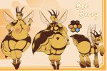  absurd_res anthro arthropod bee bee_pony breasts butt hasbro hi_res hymenopteran insect my_little_pony slightly_chubby 