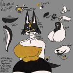  ankh anthro bethesda_softworks bovid canid canine canis caprine dogmeat domestic_dog fallout fan_character female female/female feral goat hi_res humanoid krystal male mammal mature_female model_sheet mother myoc nintendo parent solo star_fox video_games 