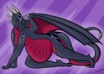  absurd_res activision anthro breasts cynder dragon female hi_res legend_of_spyro licking pregnant pregnant_female solo spyro_the_dragon tongue tongue_out video_games xenopony456 