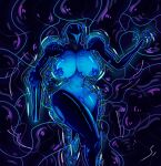  absurd_res alien alien_humanoid armor big_breasts bone breasts convenient_censorship dark_samus female flower_petals headgear helmet hi_res huge_breasts humanoid looking_at_viewer metroid nintendo partially_submerged petals skeleton solo translucent translucent_body unknown_artist video_games water 