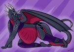  absurd_res activision anthro bra clothing cynder dragon female footwear hi_res panties pregnant pregnant_female socks solo spyro_the_dragon the_legend_of_spyro tongue tongue_out underwear video_games xenopony456 