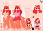  absurd_res acorns big_tail female hi_res kayla_squirrel mammal model_sheet mokacchi rodent sciurid solo 