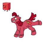  battle_for_dream_island blocky_(bfdi) digital_drawing_(artwork) digital_media_(artwork) gaytrac3r hasbro hi_res jack_in_the_box my_little_pony ponification 