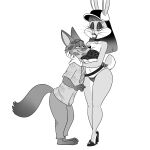  anthro bugs_bunny canid canine crossgender disney duo female fox hi_res lagomorph leporid lonbluewolf looney_tunes male male/female mammal nick_wilde rabbit warner_brothers zootopia 