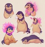  ambiguous_gender anthro biped bowsully cute_fangs eyes_closed fire fluffy fur hi_res hisuian_typhlosion lying multiple_images nintendo open_mouth pok&eacute;mon pok&eacute;mon_(species) purple_body purple_fur red_eyes regional_form_(pok&eacute;mon) simple_background sitting sleeping slightly_chubby smile smoking solo tan_body tan_fur tired typhlosion video_games yawn 