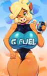  absurd_res activision anthro big_breasts breasts coco_bandicoot crash_bandicoot_(series) female g_fuel hi_res huge_breasts solo video_games viejillox wide_hips 