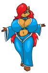  anthro archie_comics big_breasts breasts chipmunk clothing female ground_squirrel hair hi_res huge_breasts large-rarge mammal rodent sally_acorn sciurid sega solo sonic_the_hedgehog_(archie) sonic_the_hedgehog_(comics) sonic_the_hedgehog_(series) 