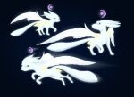 crystal feathered_wings feathers feral fur giru_(artist) glowing glowing_body hair jumping lumi_(giru) model_sheet orb paws quadruped raised_paw solo spread_wings white_body white_eyes white_fur white_hair wings 
