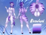  absurd_res animal_genitalia animal_penis anthro anus balls big_balls big_butt biped butt equid equine equine_penis genitals hair hi_res hooves humanoid_hands male mammal markings medial_ring model_sheet penis perineum plains_zebra pose puffy_anus purple_anus purple_body purple_eyes purple_hair purple_penis quagga rendani smile smogville solo striped_body striped_markings striped_tail stripes tail_markings unguligrade_anthro unguligrade_legs zebra 