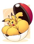  ? anthro big_breasts big_butt breasts butt dipstick_ears female hi_res huge_breasts huge_butt huztar hyper hyper_breasts hyper_butt in_pok&eacute;ball multicolored_ears nintendo nude pikachu pok&eacute;ball pok&eacute;mon pok&eacute;mon_(species) solo thick_thighs video_games wide_hips yellow_body 
