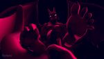  3d_(artwork) animated anthro big_breasts breasts charizard digital_media_(artwork) feet foot_focus genitals gynomorph holding_breast intersex male masturbation membrane_(anatomy) membranous_wings nintendo penile penile_masturbation penis pok&eacute;mon pok&eacute;mon_(species) rayhuma video_games wings 