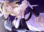  blonde_hair breast_grab breasts eleanor fingering genzou grabbing haramasete_ikusa_otome large_breasts 