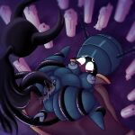  anal anal_penetration antennae_(anatomy) anthro arthropod belly big_belly big_breasts big_nipples blush blushing_profusely bodily_fluids breasts candle chubby_female clitoris cloak cloak_only clothing confessor_jiji(hollow_knight) double_penetration duo embarrassed female genital_fluids genitals hi_res insect intersex intersex/female legs_held_open mightywheelchair nipples overweight overweight_female penetration plump_labia pussy pussy_juice questionable_consent restrained restrained_arms shade_(hollow_knight) spread_legs spreading tentacles thick_thighs vaginal vaginal_penetration 