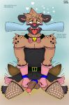  absurd_res anthro dialogue fer hi_res humanoid hyaenid male mammal solo spotted_hyena 