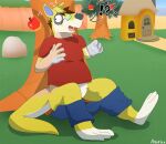  alsoflick animal_crossing hi_res invalid_tag kangaroo macropod mammal marsupial nintendo randompersonindeed transformation video_games 