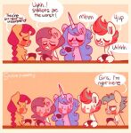  comic container cup earth_pony equid equine female hasbro hitch_trailblazer_(mlp) horn horse izzy_moonbow_(mlp) male mammal mlp_g5 my_little_pony pipp_petals_(mlp) pony sockiepuppetry sunny_starscout_(mlp) tea_cup unicorn zipp_storm_(mlp) 