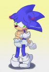  anthro blush bodily_fluids clothing diaper diaper_fetish eulipotyphlan footwear gloves handwear hedgehog male mammal onechan sega socks solo sonic_the_hedgehog sonic_the_hedgehog_(series) tears 